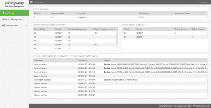 NComputing Serveur PMC